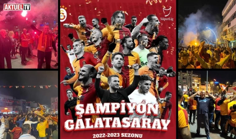 Balıkesir’de Galatasaraylıların Şampiyonluk Coşkusu