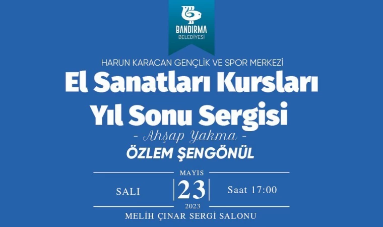 Bandırma’dan El Sanatları Sergisi