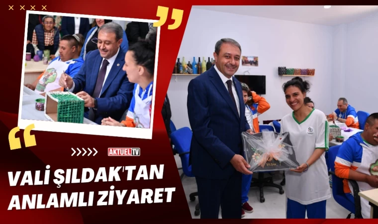 Şıldak Erdek'te Engelli ve Engelli Aileleri Derneğini ziyaret etti