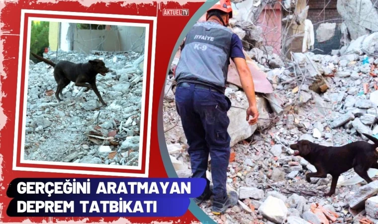 Balıkesir’de Gerçeğini Aratmayan Deprem Tatbikatı