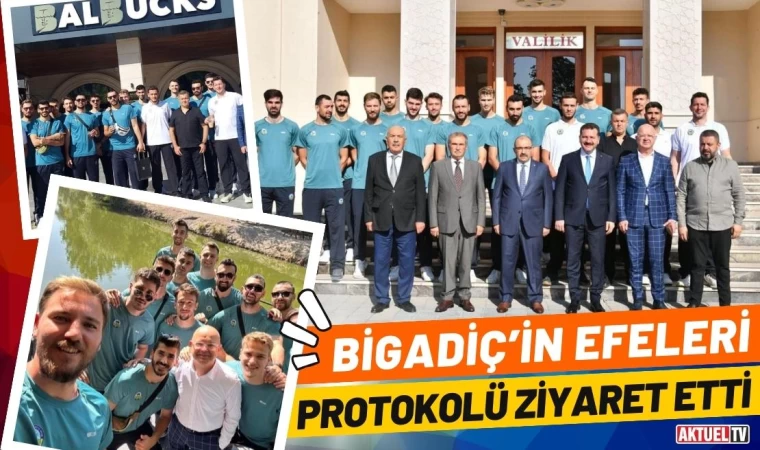 Bigadiç’in Efeleri Protokolü Ziyaret Etti