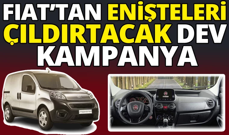 Doblo Sahibi Olmak İsteyenler Buraya, FİAT’tan Dev Kampanya