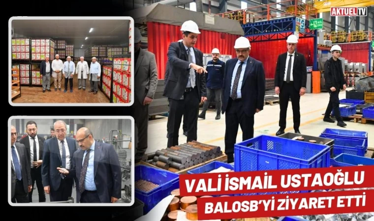 Vali İsmail Ustaoğlu BALOSB’yi Ziyaret Etti