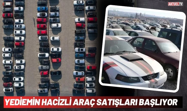 Yediemindeki Hacizli Otomobiller Satışa Açıldı