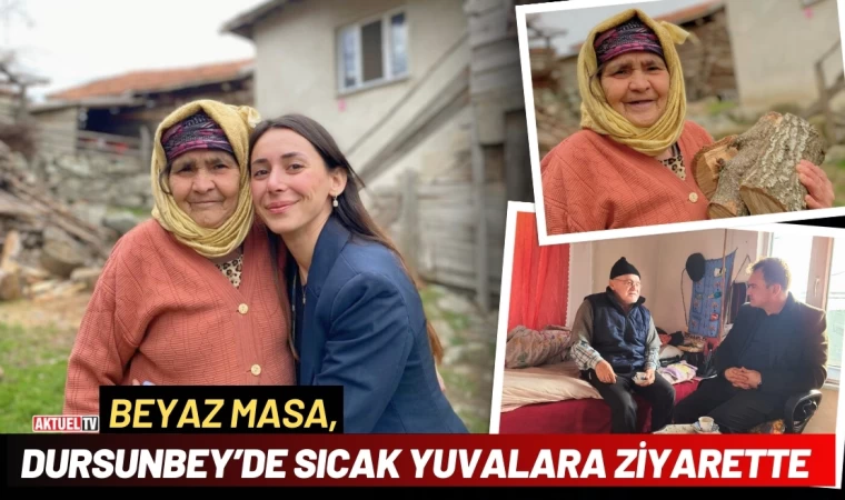 Beyaz Masa, Dursunbey’de Sıcak Yuvalara Ziyarette