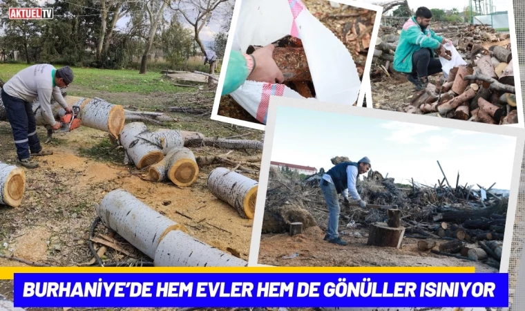 Burhaniye’de Hem Evler Hem de Gönüller Isınıyor