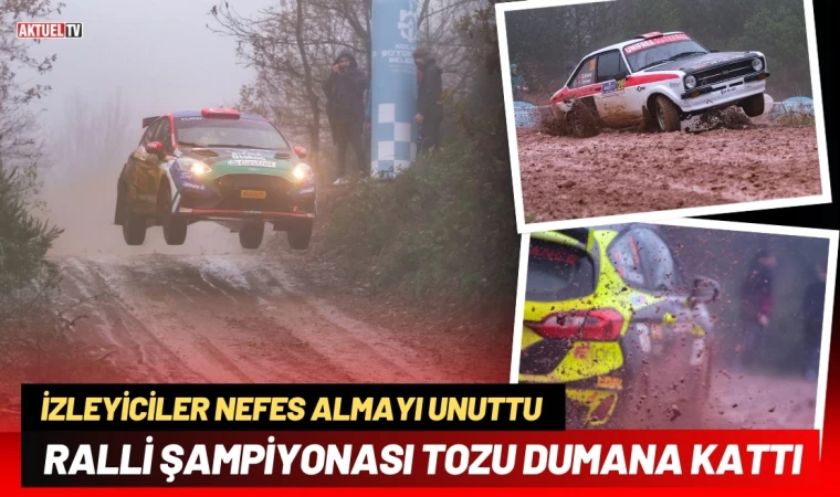 Ralli Şampiyonası Tozu Dumana Kattı