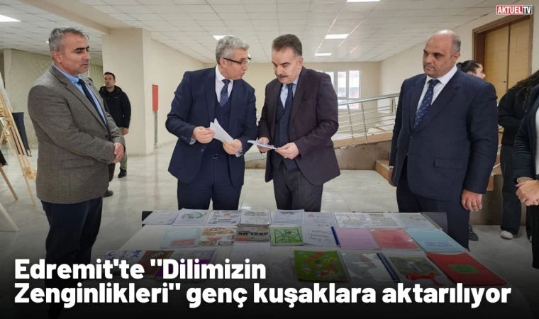 Edremit'te "Dilimizin Zenginlikleri" genç kuşaklara aktarılıyor