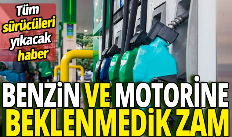 Motorin ve Benzine Zam gelebilir