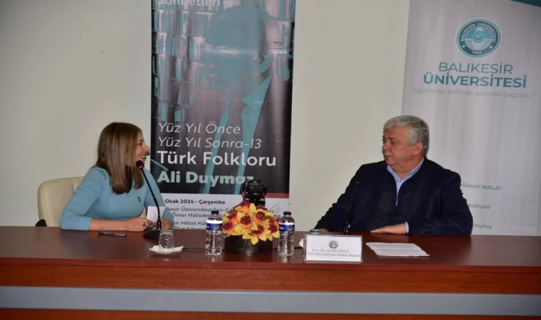 Balıkesir'de Türk Folkloru Söyleşisi gerçekleştirildi