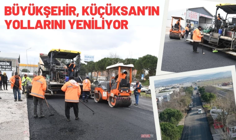 Büyükşehir, Küçük Sanayi Sitesi’nin yollarını yeniliyor