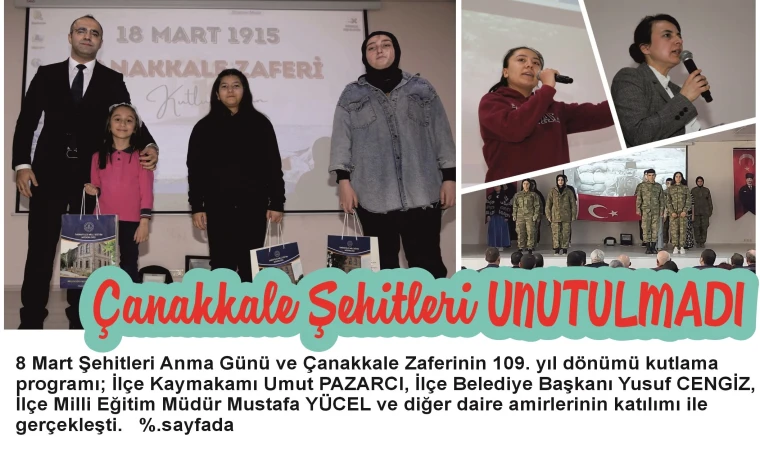 Çanakkale Şehitleri UNUTULMADI