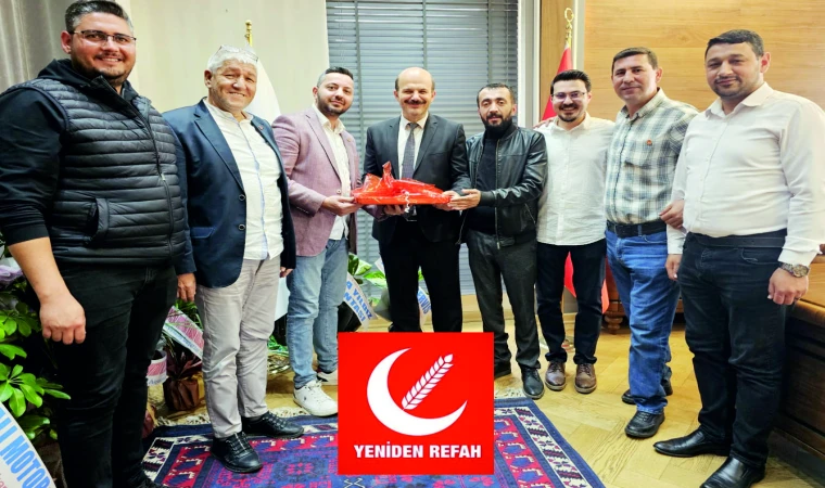 Yeniden Refahçılardan Önder Başkan’a “Hayırlı Olsun” Ziyareti