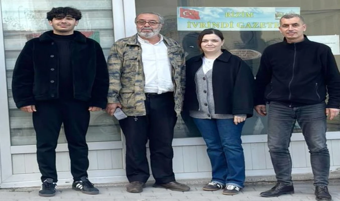 CHP İLÇE BAŞKANI KOÇ’TAN İVRİNDİ GAZETESİ’NE ZİYARET