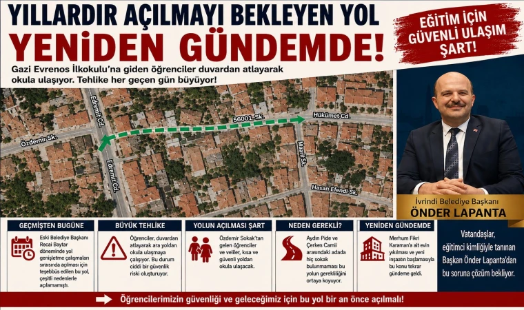 YILLARDIR AÇILMAYI BEKLEYEN YOL YENİDEN GÜNDEMDE