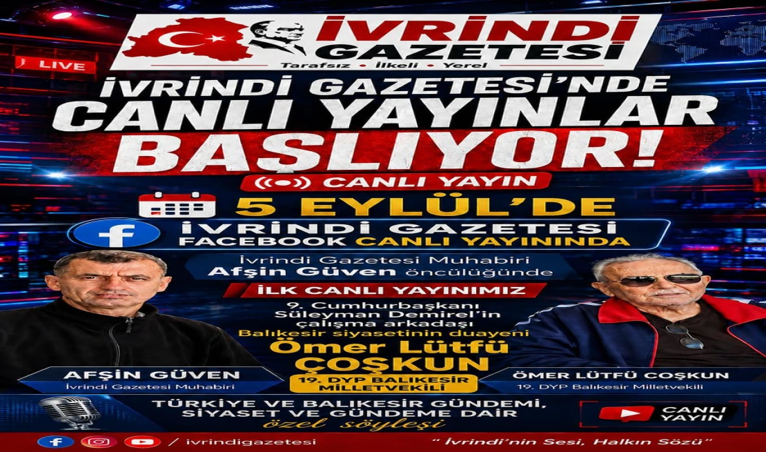 CANLI YAYINLAR BAŞLADI