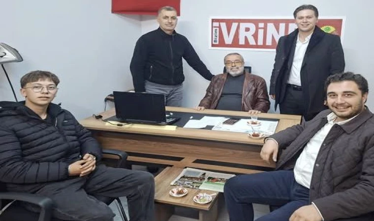 HEMŞEHRİMİZ EMRE SANDIKCI’DAN İVRİNDİ GAZETESİ’NE ZİYARET