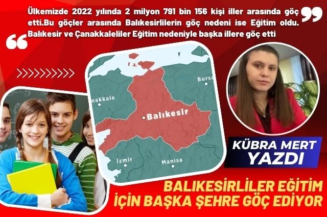 Balıkesir’den Eğitim Nedeniyle Göç Ediliyor