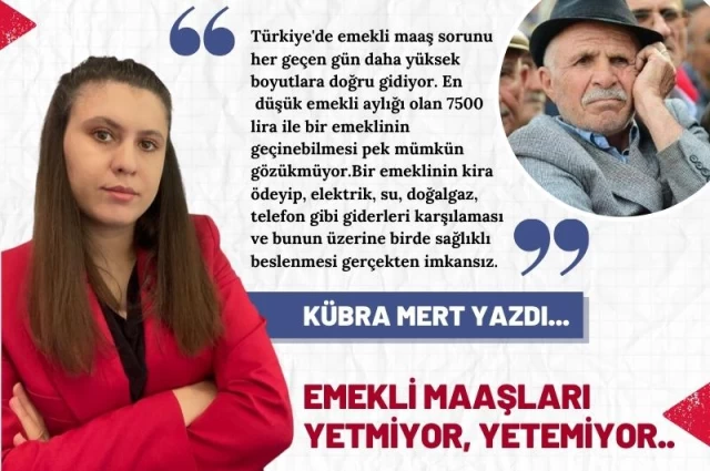 Emekli Maaşları Yetmiyor!!