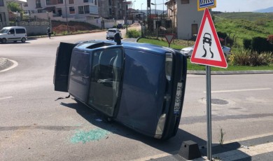 Bandırma’da trafik kazası: 1 yaralı