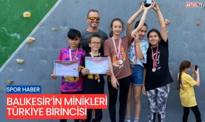 Balıkesir’in minikleri Türkiye birincisi