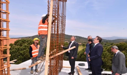 Şıldak Havran’da inşaat çalışmalarını inceledi