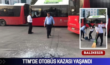 TTM'DE Otobüs Kazası Yaşandı