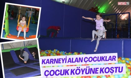 Karneyi Alan Çocuklar Çocuk Köyüne Koştu