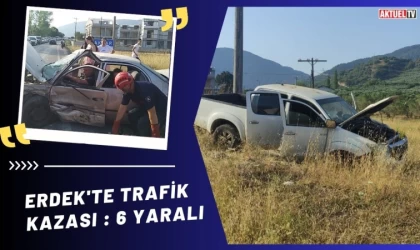 Erdek’te Trafik Kazası