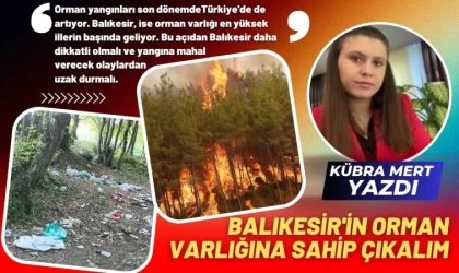 Kübra Mert yazdı : 'Balıkesir’in Orman Varlığına Sahip Çıkalım'