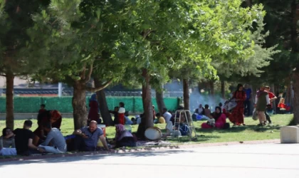 Sıcaktan Bunalan Mesire Alanlarına Koştu