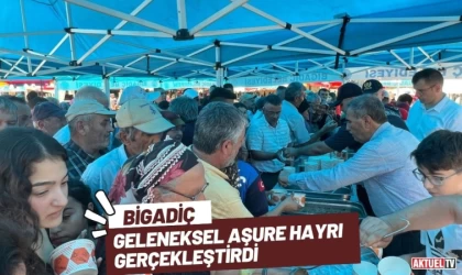 Bigadiç Geleneksel Aşure Hayrı Gerçekleştirdi