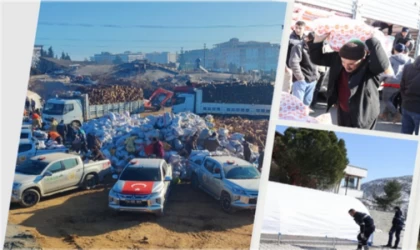 Depremin Yaralarını Sarılıyor