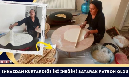 Enkazdan Kurtardığı İki İneğini Satarak Patron Oldu