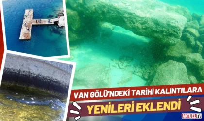 Van Gölü'ndeki Tarihi Kalıntılara Yenileri Eklendi