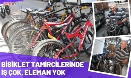 Bisiklet Tamircilerinde İş Çok, Eleman Yok