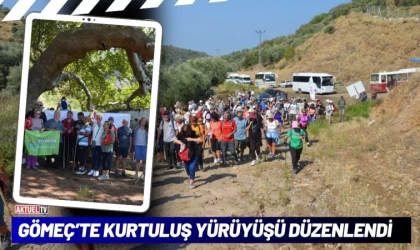 Gömeç’te Kurtuluş Yürüyüşü Düzenlendi