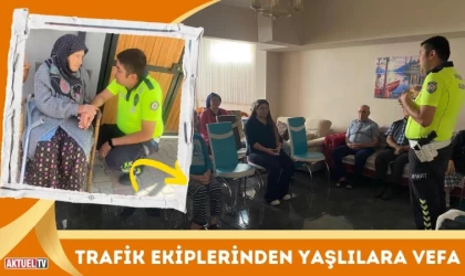 Trafik Ekiplerinden Yaşlılara Vefa