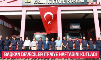 Başkan Deveciler İtfaiye Haftasını Kutladı