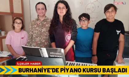 Burhaniye’de Piyano Kursu Başladı