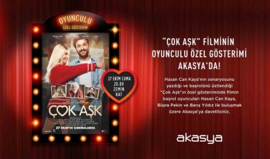 ‘Çok Aşk’ Filminin Başrol Oyucuları Seyircilerle Buluşacak