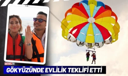 Gökyüzünde Evlilik Teklifi Etti