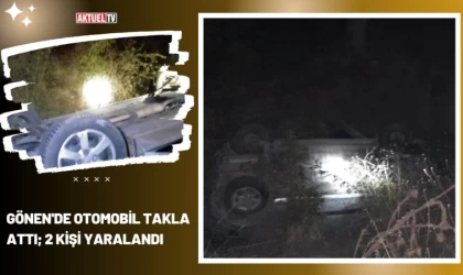 Gönen'de Otomobil Takla Attı; 2 Kişi Yaralandı