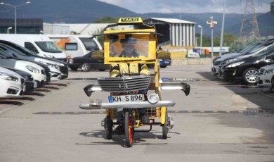 Kendi Eliyle ”Mercedes”ini Yaptı