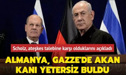 Almanya Başbakanı Scholz Gazze’de 'Ateşkese' Karşı