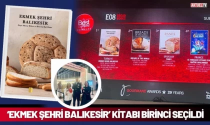 ‘Ekmek Şehri Balıkesir’ Kitabı Birinci Seçildi