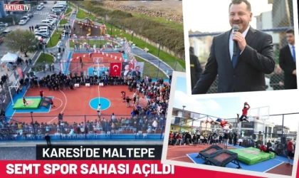 Karesi’de Maltepe Semt Spor Sahası Açıldı