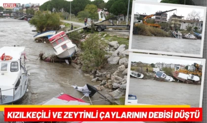 Kızılkeçili ve Zeytinli Çaylarının Debisi Düştü