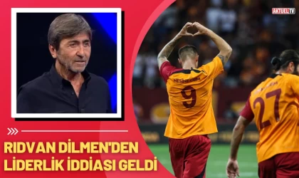 Rıdvan Dilmen'den Liderlik İddiası Geldi