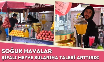 Soğuk Havalar Şifalı Meyve Sularına Talebi Arttırdı